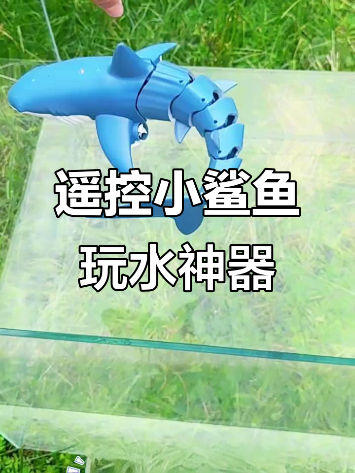 遥控鲨鱼,喷水潜水两不误!夏日必备电动玩具