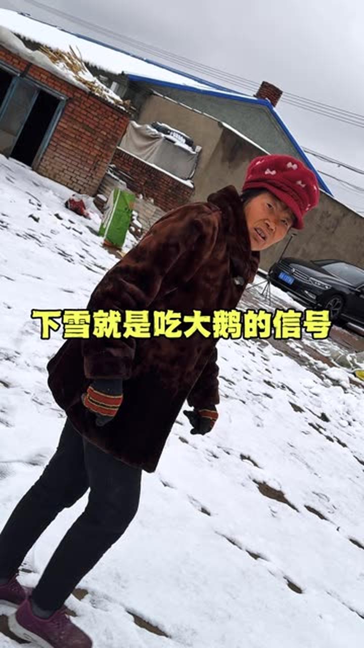 在东北,下雪就意味着该吃大鹅啦