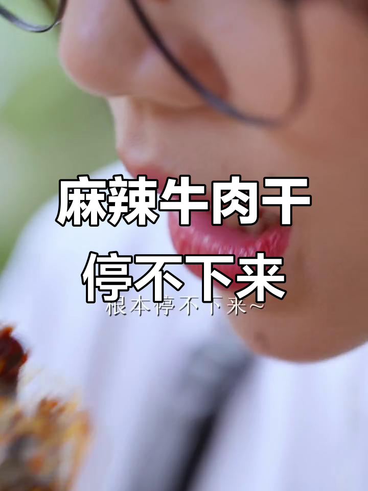 四川麻辣牛肉干,香辣脆嫩,海底板蘸着吃更过瘾