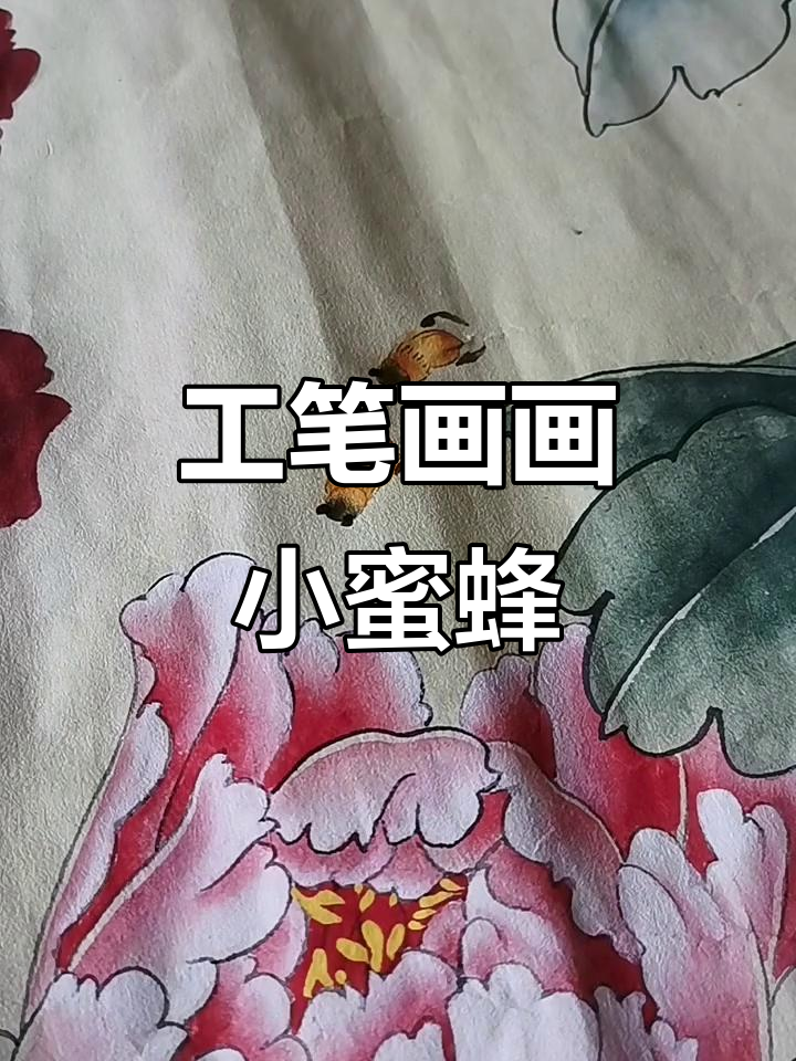 小蜜蜂工笔画步骤详解,轻松学会画可爱小蜜蜂
