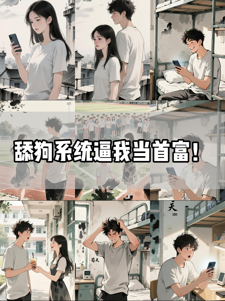 绑定舔狗系统后，钢铁直男被迫狂撩女神竟成首富？