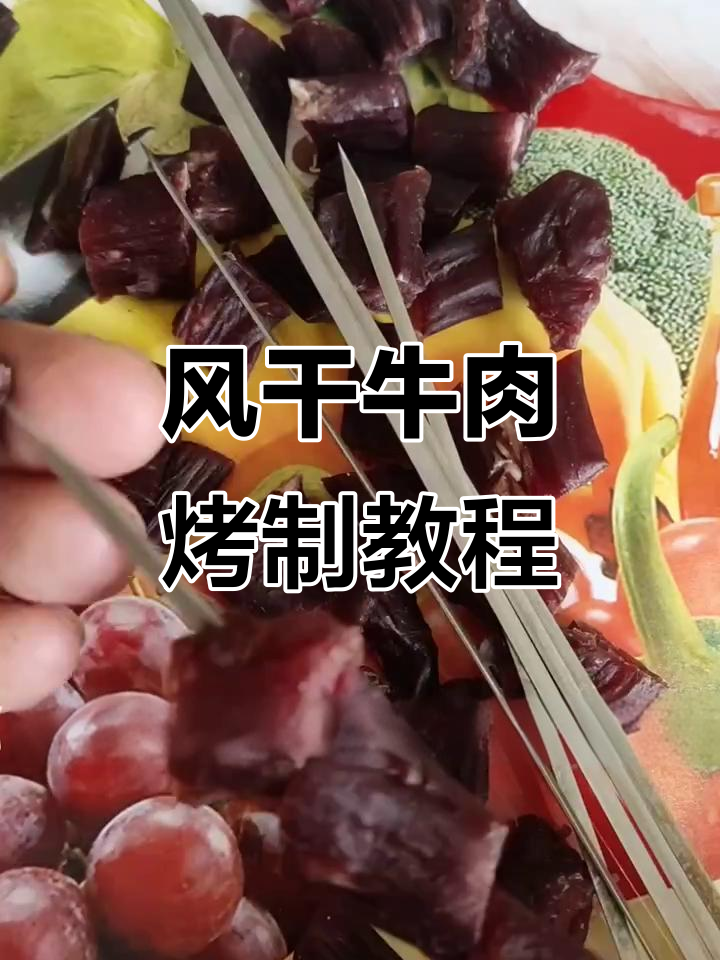 内蒙古风干牛肉串，烧烤必备美味