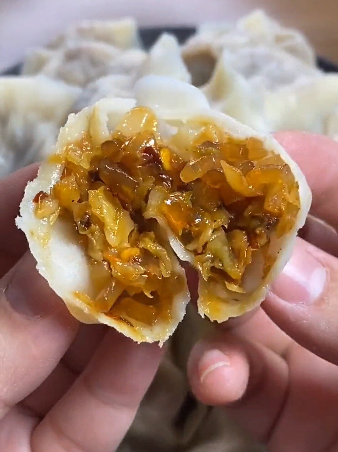 酸菜粉条素馅饺子,油而不腻比肉馅还好吃