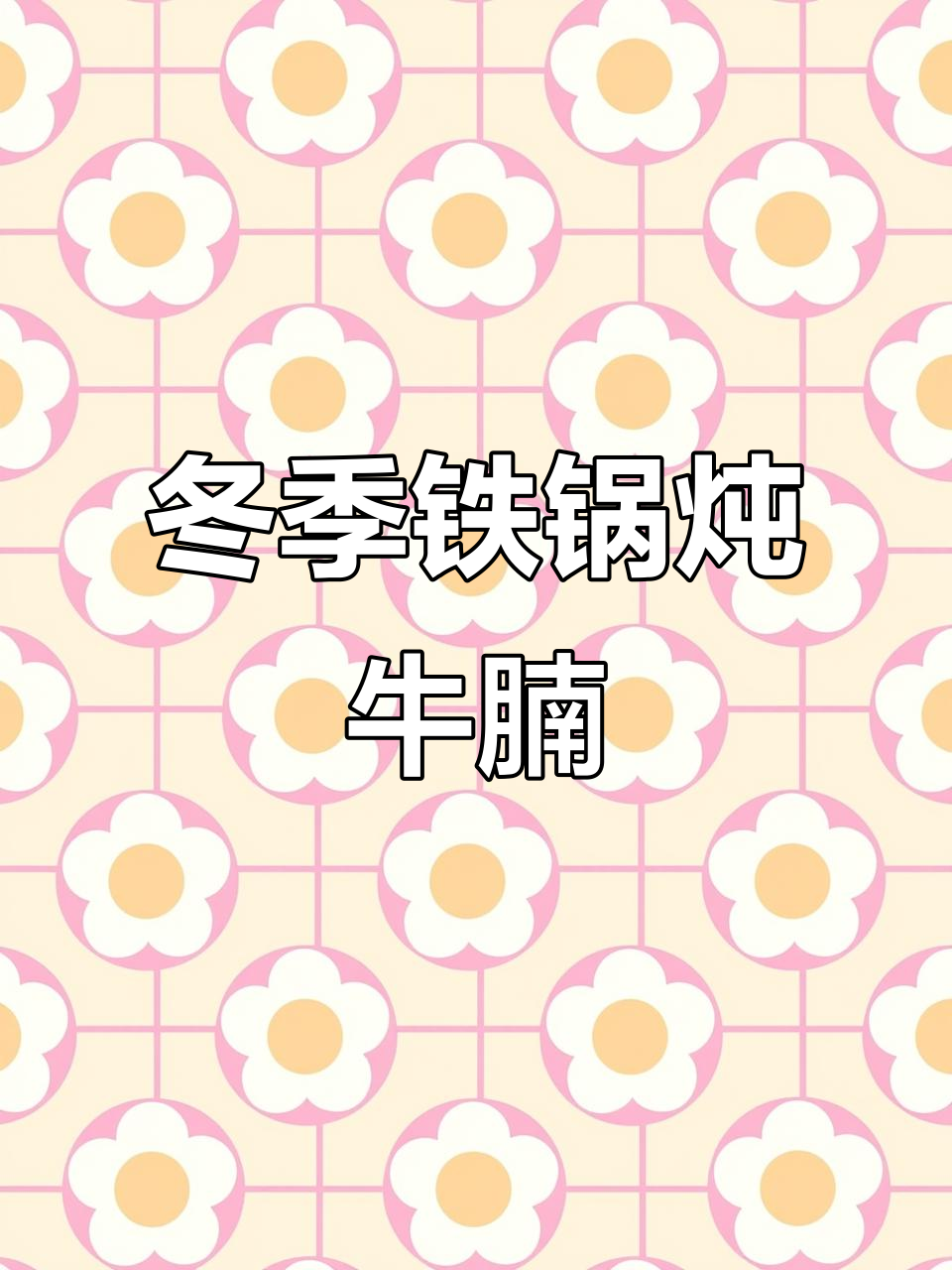 铁锅炖牛腩，配菜随心选！冬日暖心家常味