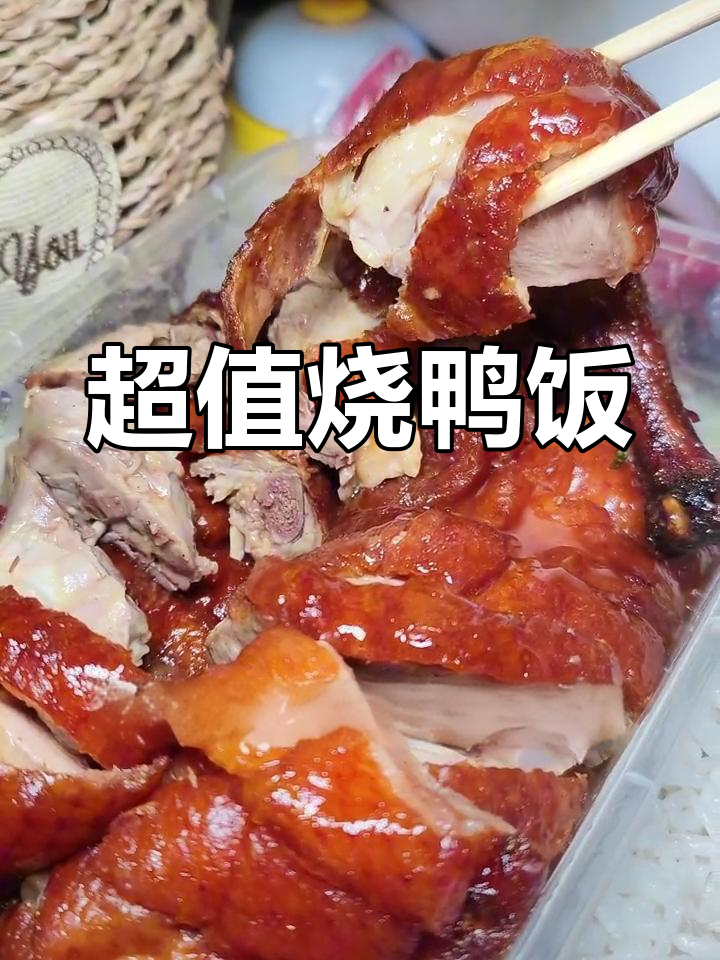 30元烧鸭饭,满满一盒吃不完