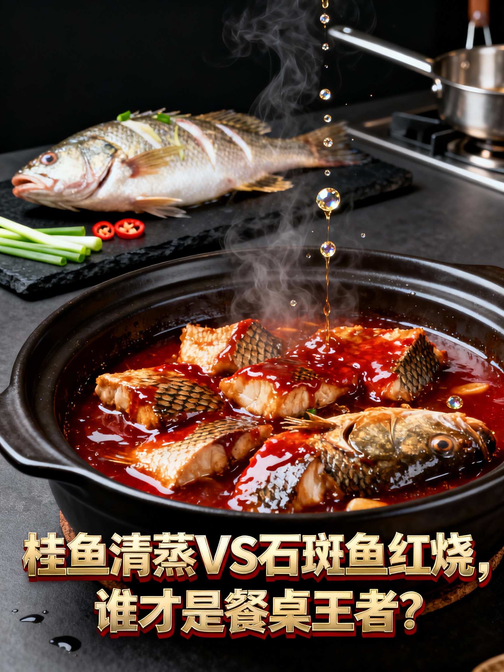 桂鱼清蒸VS石斑鱼红烧，谁才是餐桌王者？