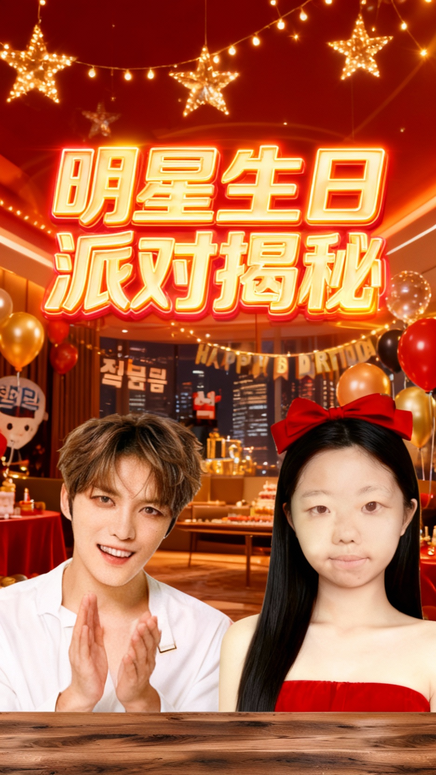 刘诗怡与金在中的生日派对时光