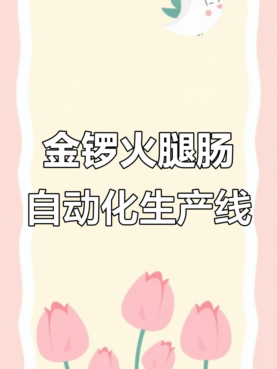 金锣火腿肠自动化生产线全景展示,生产过程一览无余