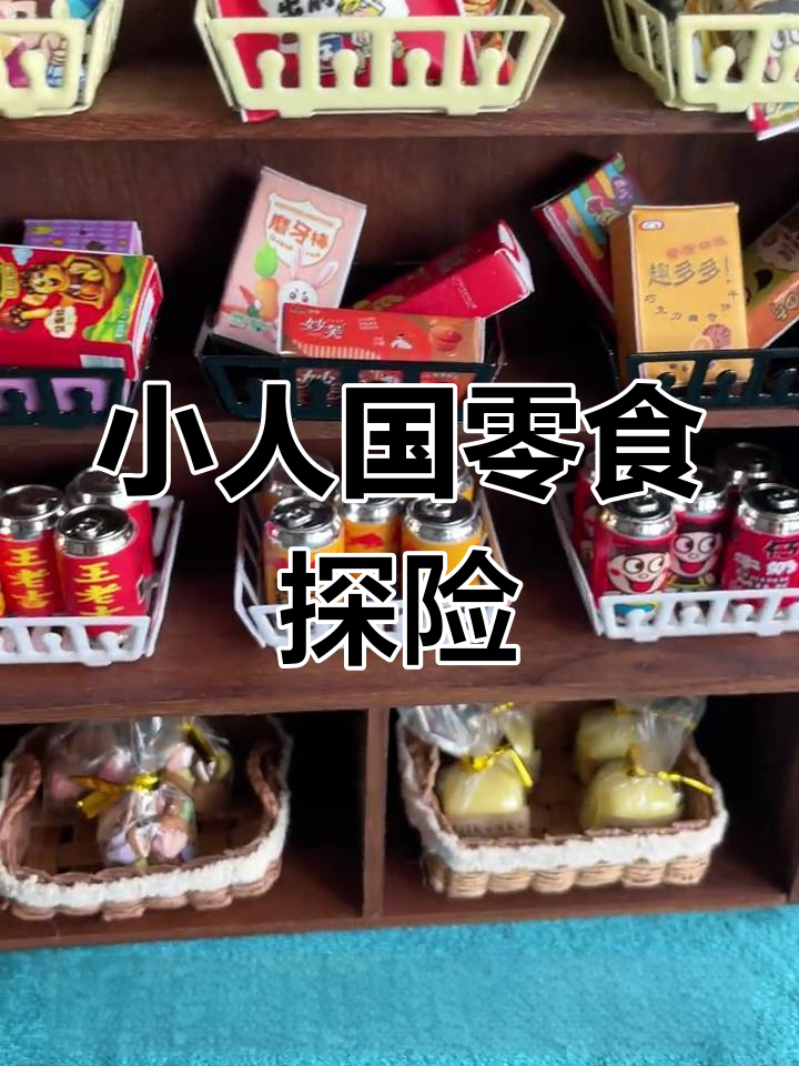 迷你零食货架大揭秘!小人国里的美味世界