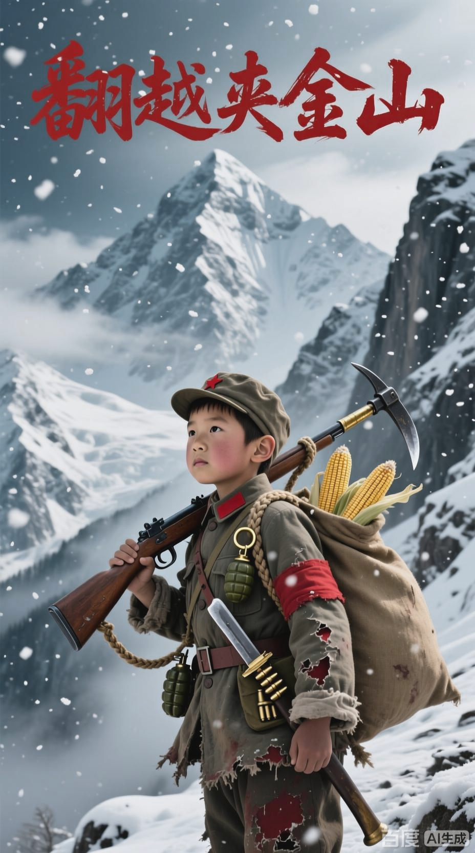 小红军长征,雪山之巅的坚韧