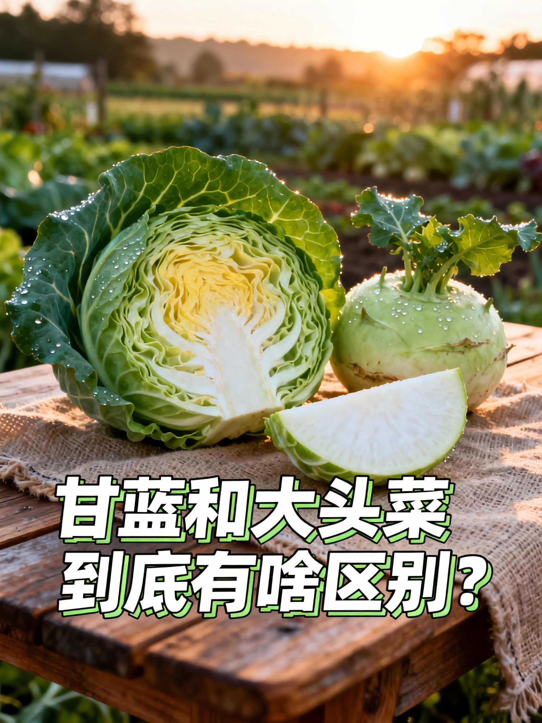 甘蓝和大头菜到底有啥区别?