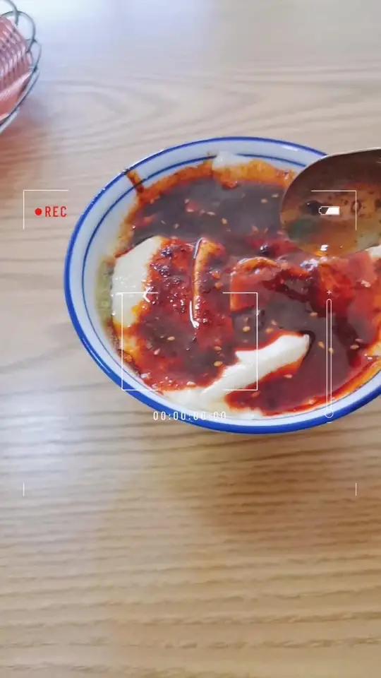 到乾县吃张不凡豆腐汤的豆腐脑