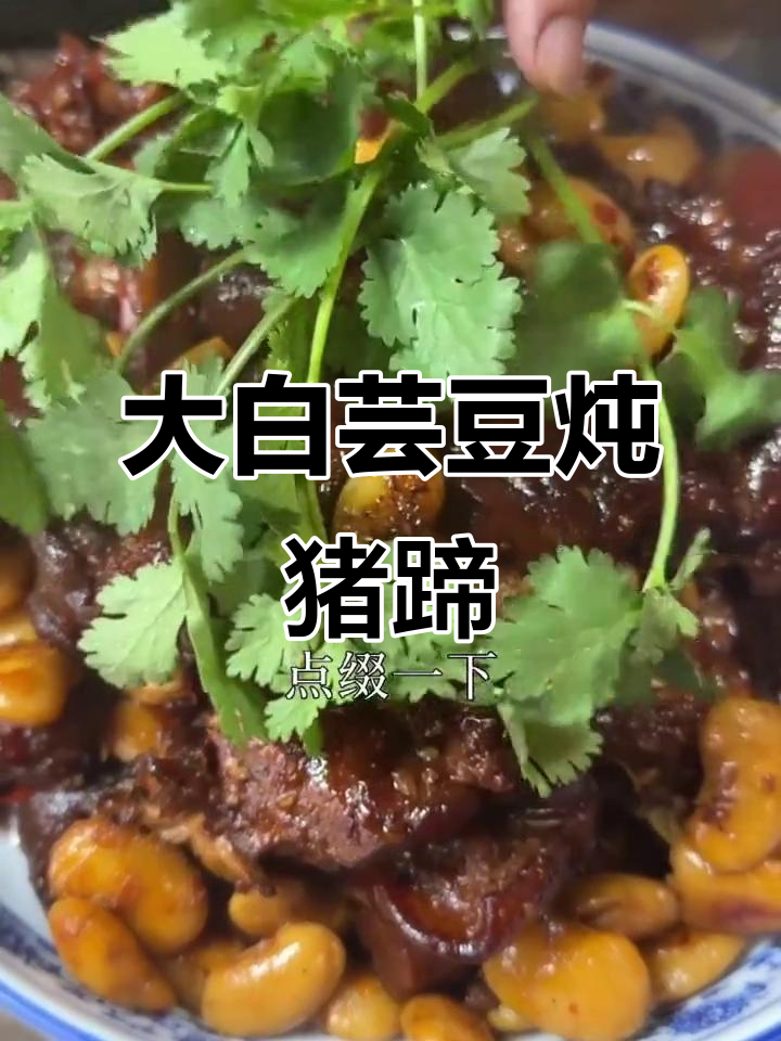 大白芸豆炖猪脚排骨,香气扑鼻让人无法抗拒