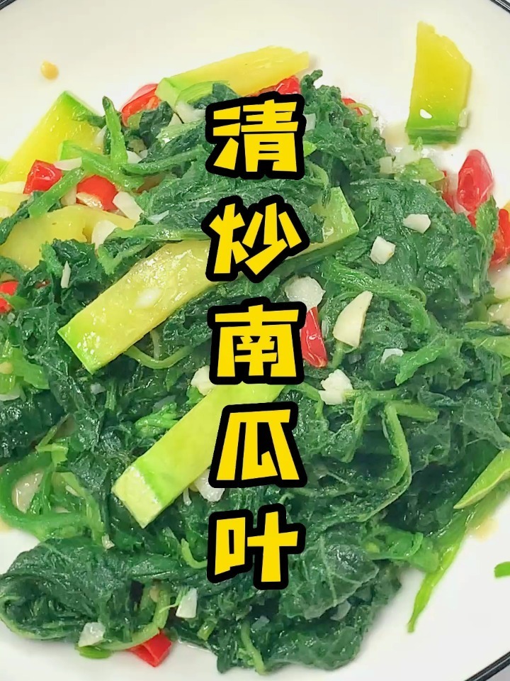 清炒南瓜叶