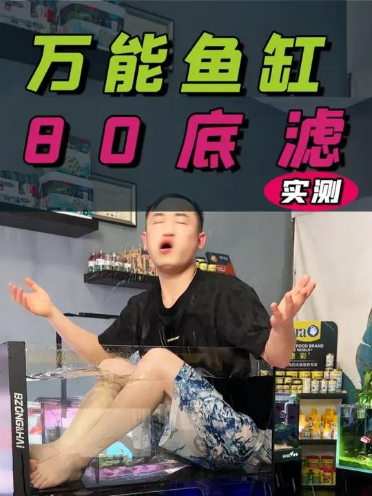 鱼缸怎么选？试试大大万金油，碧中海80一体底滤缸！