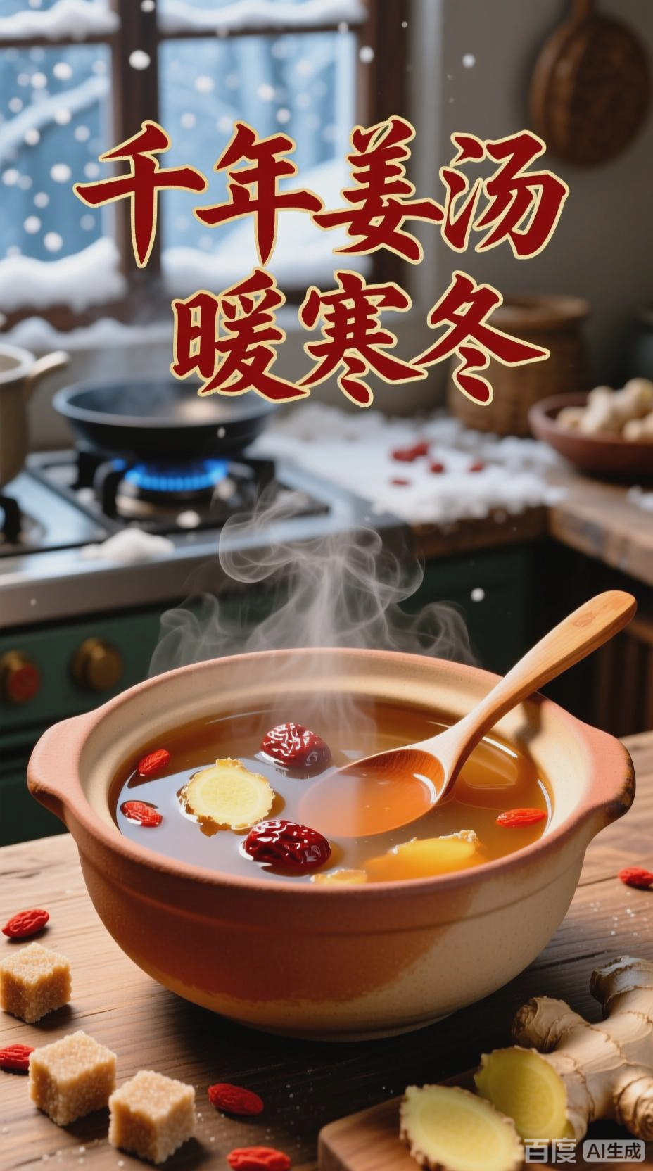 古法养生，温暖过冬｜一碗姜汤，守护安康