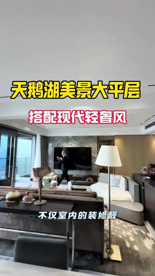 天鹅湖花园 美景大平层 搭配现代轻奢 看遍华侨城,终归天鹅湖!天鹅湖花园高区美景246大平