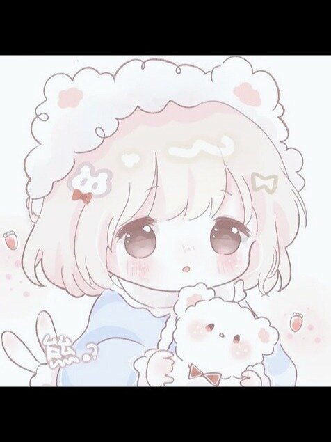 一组可爱的小女孩Q版头像分享