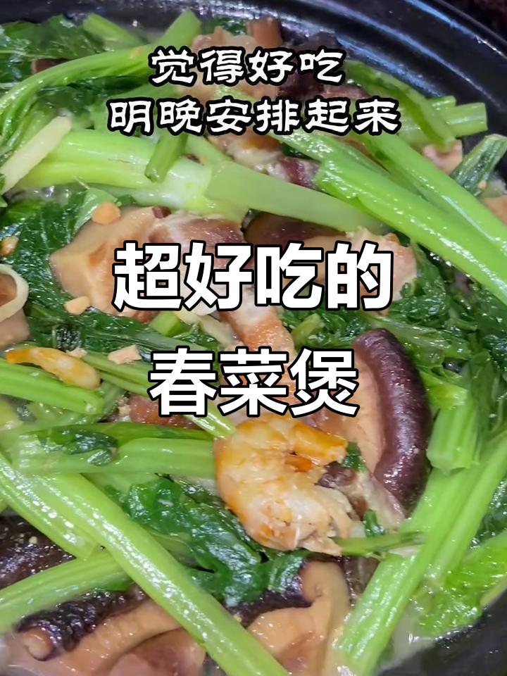 春菜煲,简单又美味,潮汕家常做法大揭秘