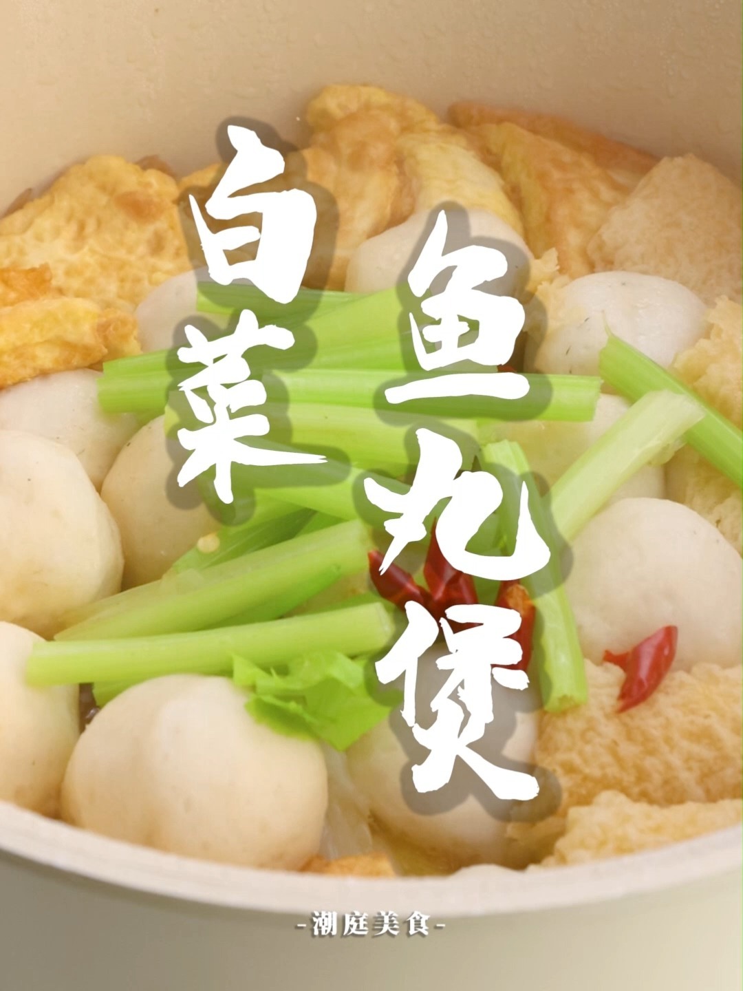 无敌下饭潮汕经典家常菜|白菜鱼丸煲