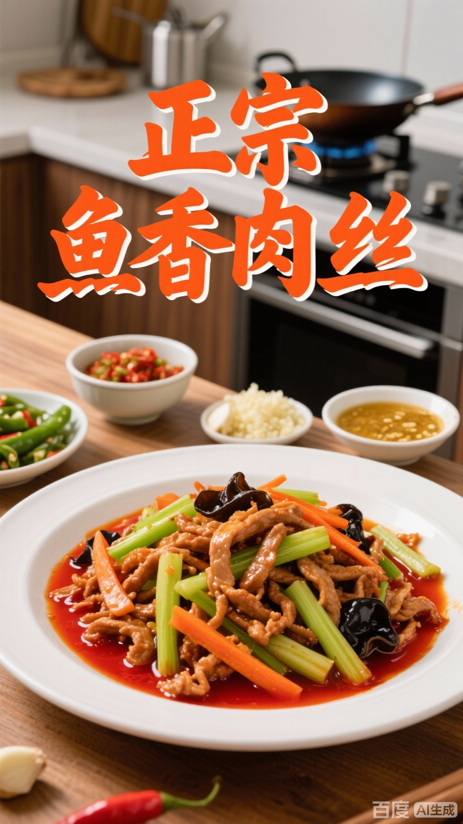 正宗鱼香肉丝,川菜经典再现