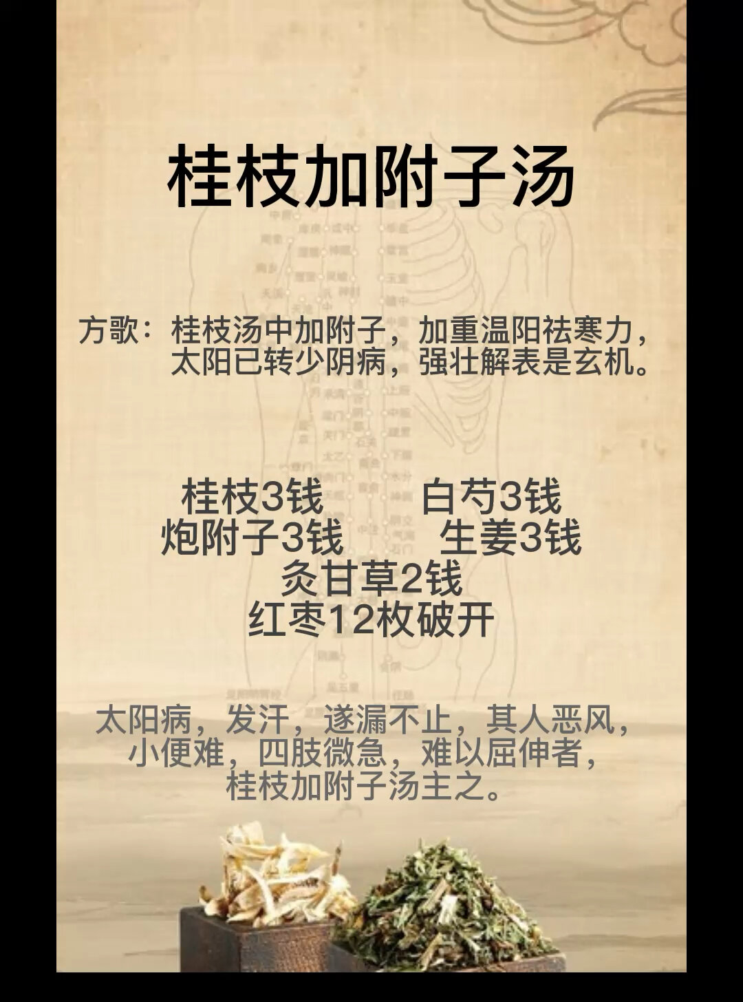 桂枝加附子汤