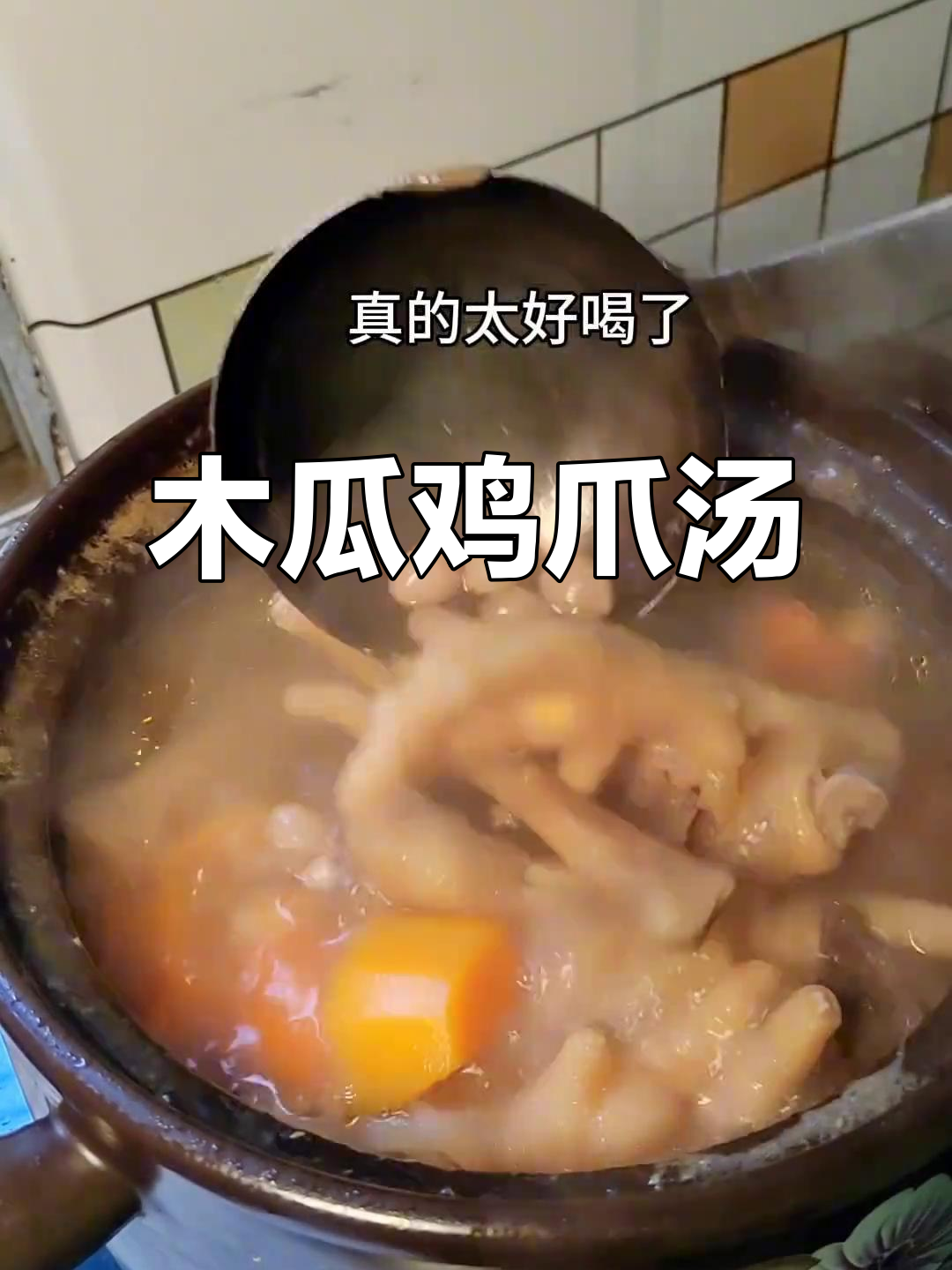 木瓜眉豆鸡爪汤,广东经典靓汤做法大揭秘