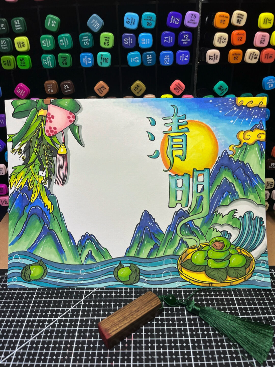 清明节手抄报 原创