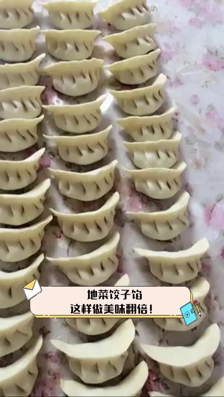 地菜饺子馅,这样做美味翻倍!