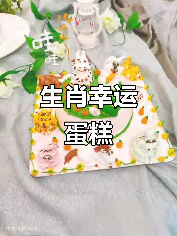 十二生肖蛋糕大揭秘,奶油与好运的完美结合