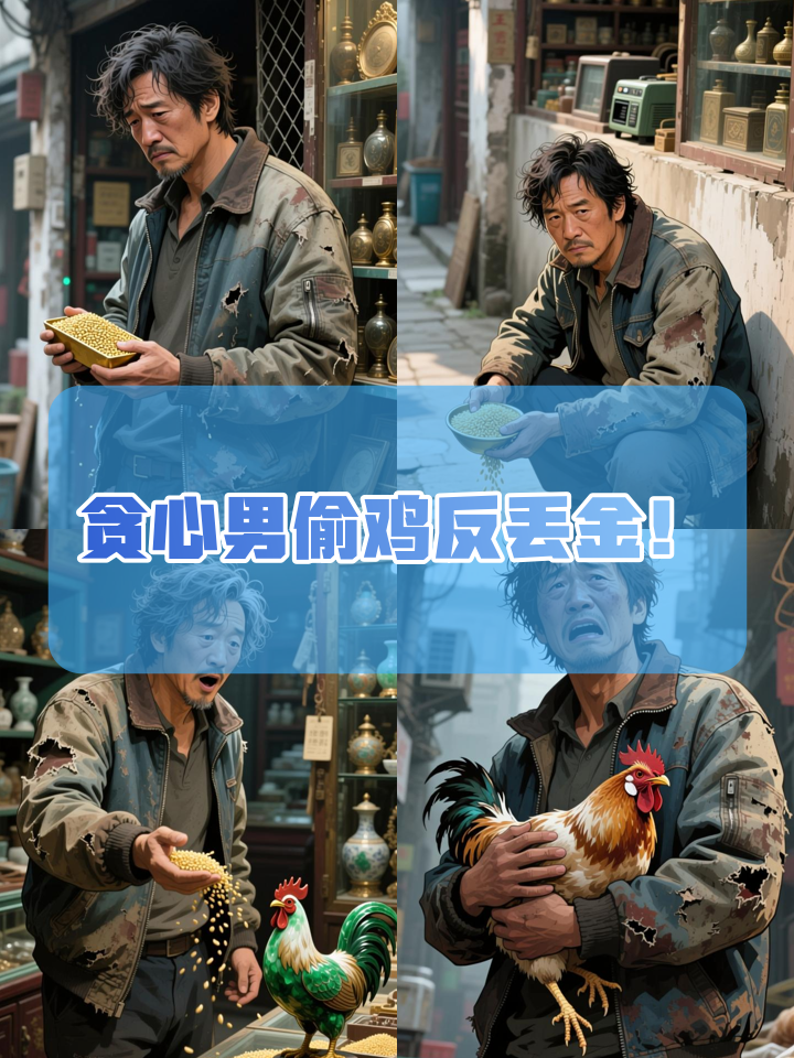 小伙用金米诱捕名贵鸡,结果鸡飞米丢人财两空