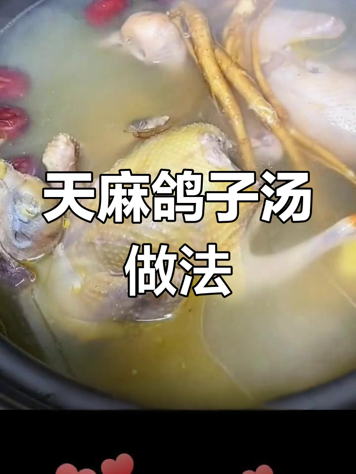 轻松学会天麻鸽子汤,给孩子补脑又增强免疫力