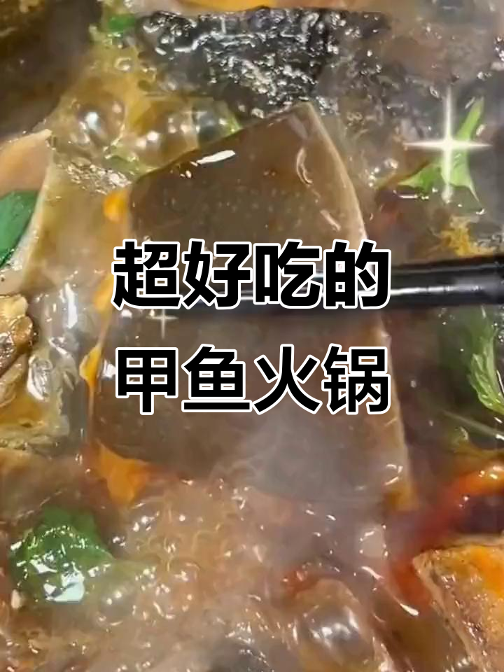 甲鱼火锅超好吃,香辣口感让人无法抗拒