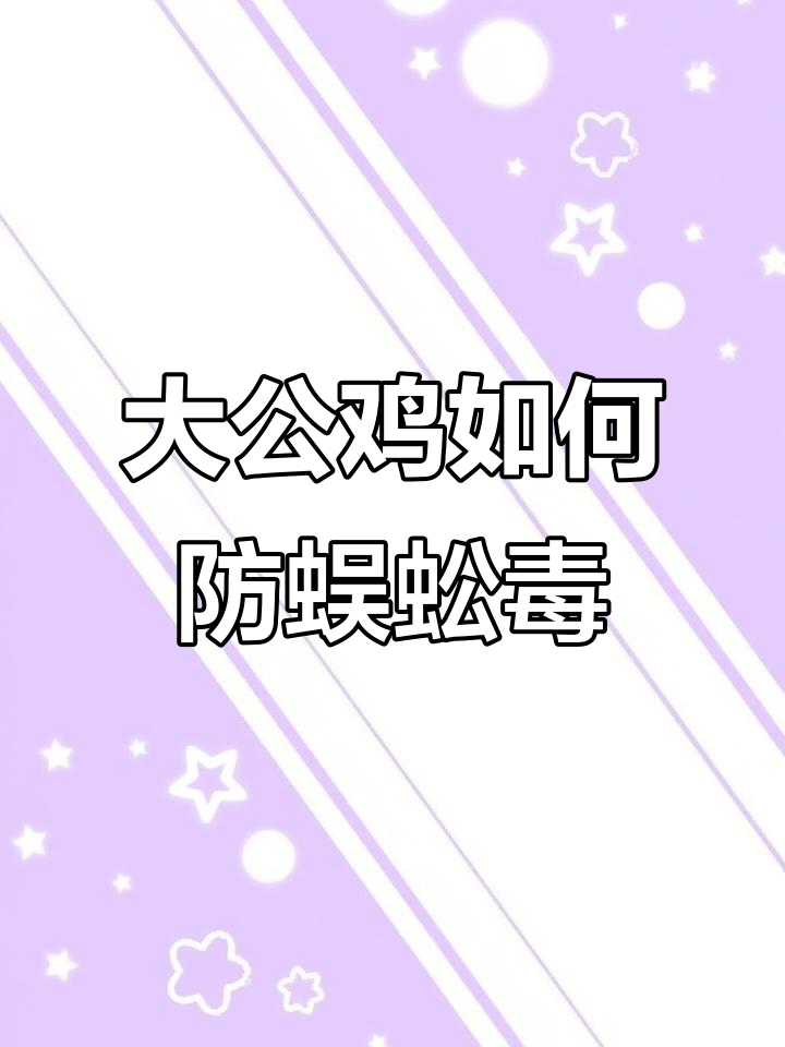 公鸡为何能抵抗蜈蚣毒液?揭秘大公鸡的特殊防御机制