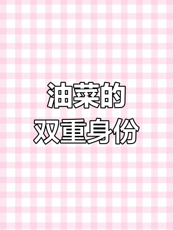 小油菜与小白菜,餐桌上的差异你知道吗?