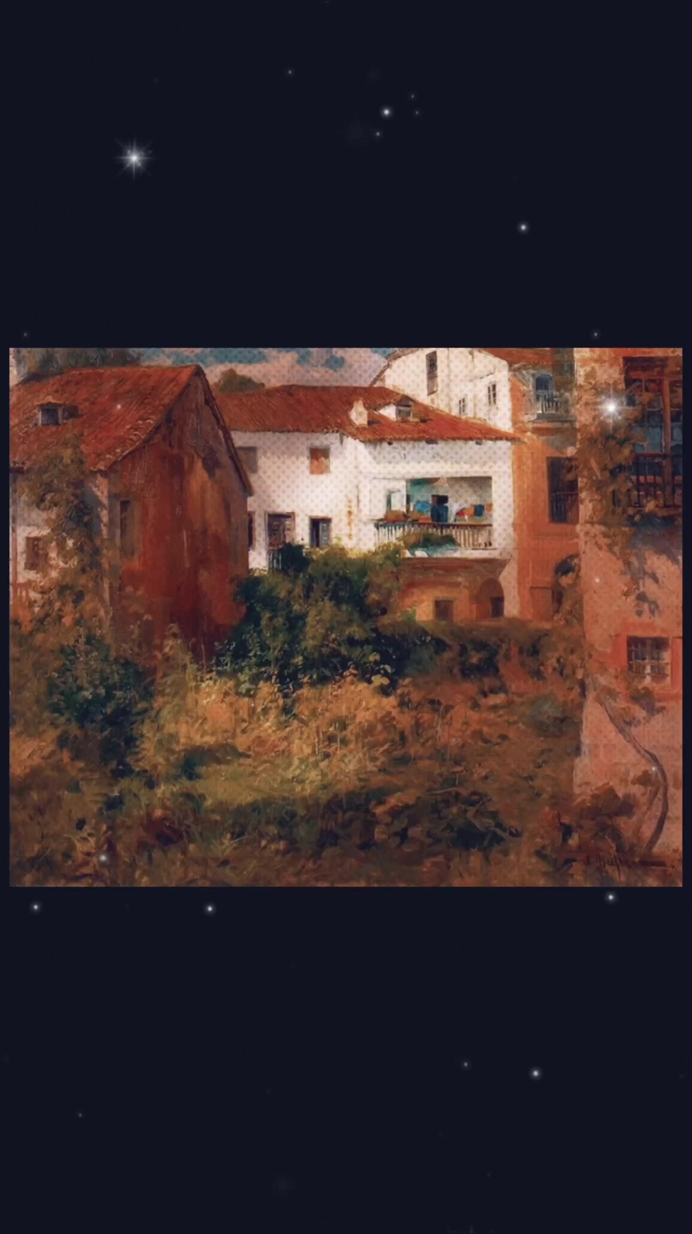 西班牙的印象派画家埃利塞奥·梅夫伦·罗伊格风景油画艺术作品欣赏