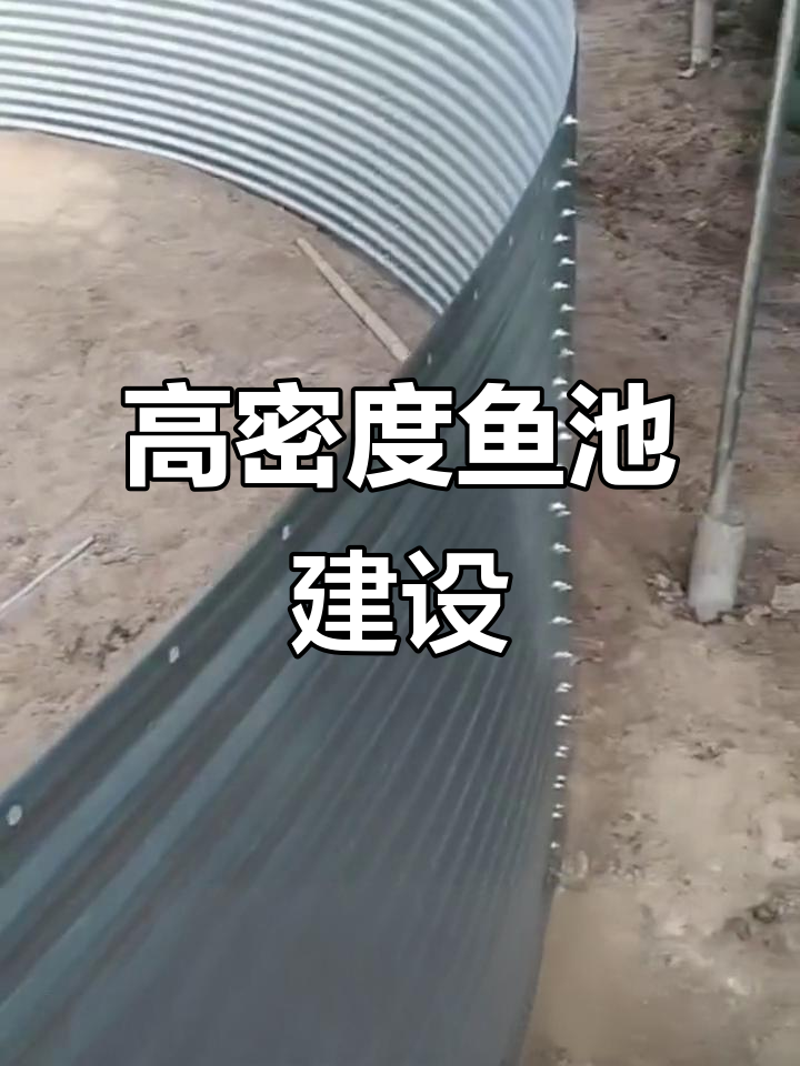 镀锌板高密度鱼池建造全流程,轻松打造户外水产养殖环境