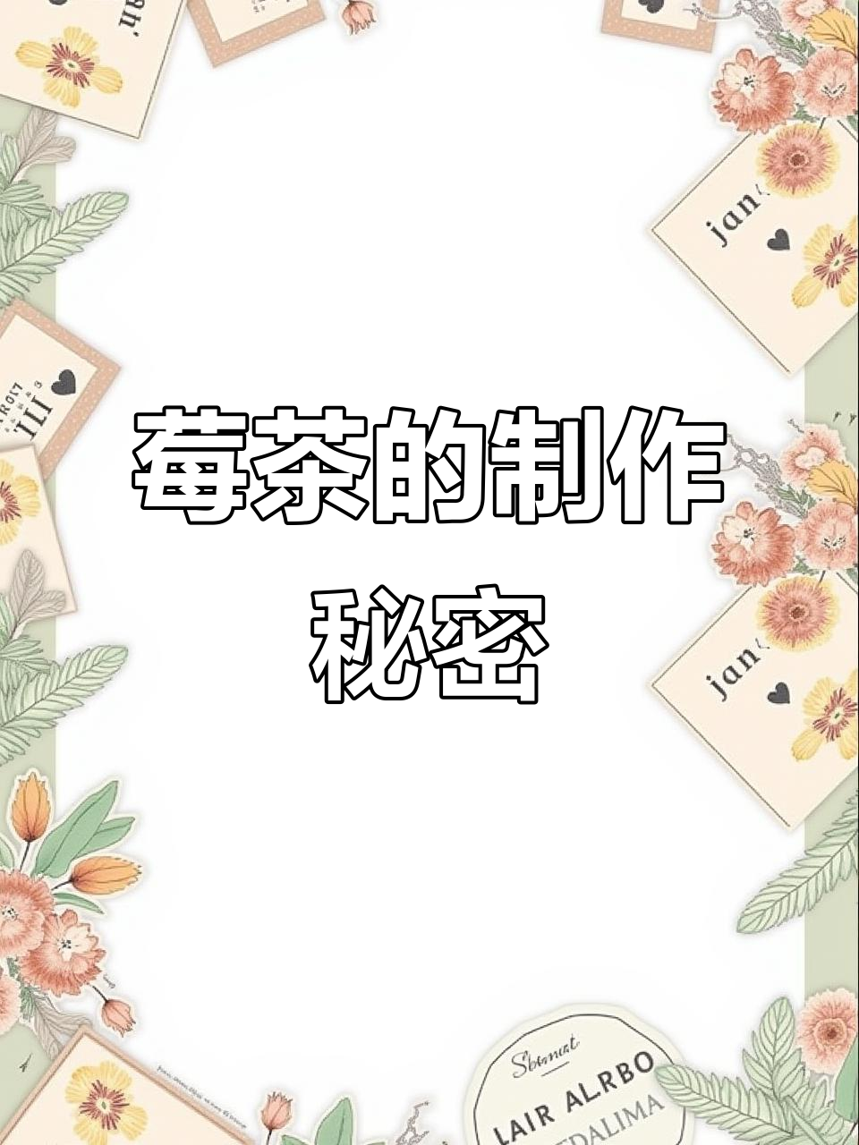 莓茶,湖南的千年传统饮品,了解它的制作过程吗?