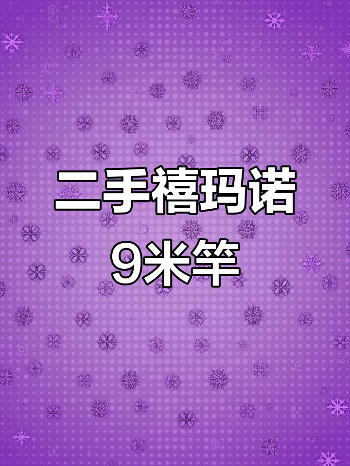 禧玛诺九米长杆,二手品相超好!