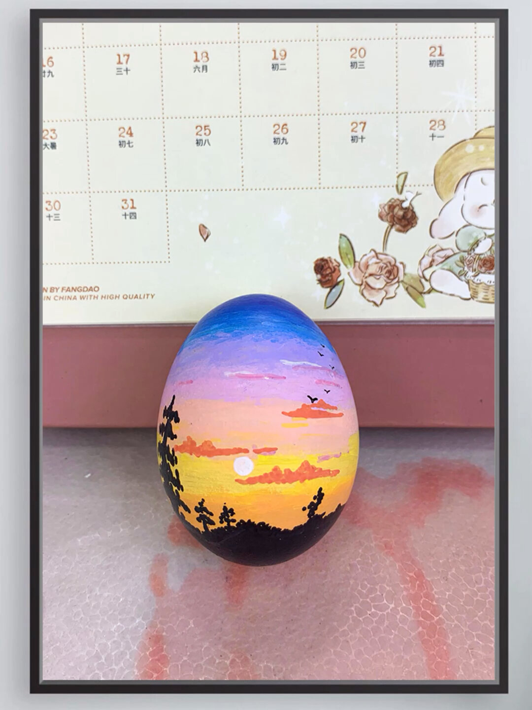 教你们在鸡蛋上画画