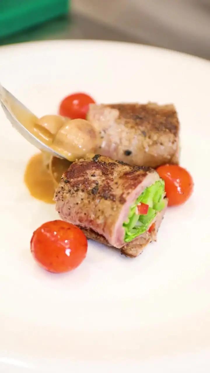 美式彩椒牛肉卷,根本不够我吃