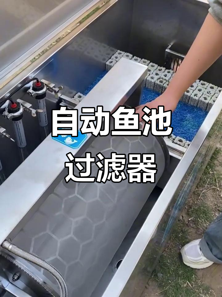 30吨鱼池过滤，高效自动转鼓设计，安装便捷操作简单！