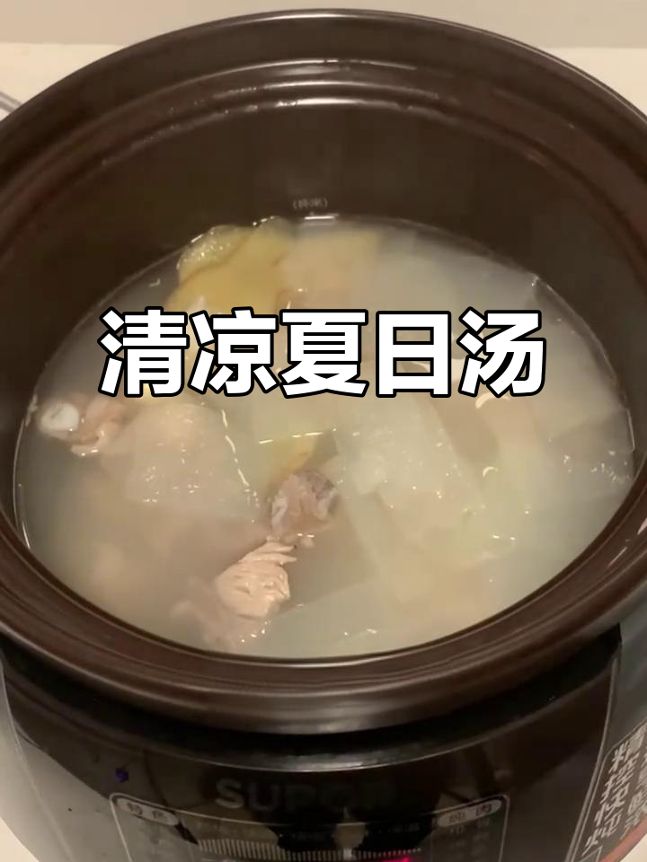 夏季清凉汤,莲子冬瓜炖排骨,鲜香不腻