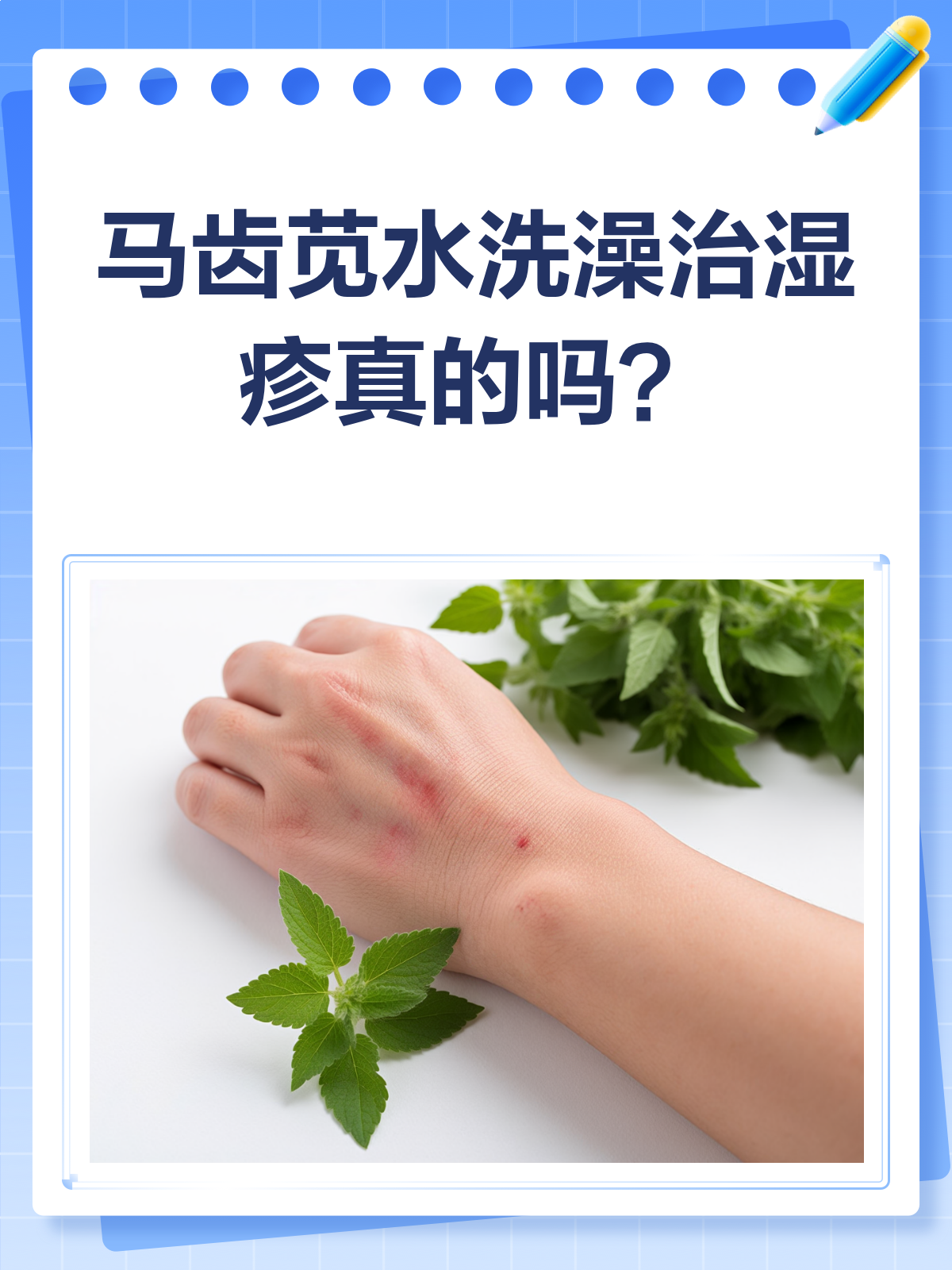 马齿苋煮水洗澡,真的能缓解湿疹吗?