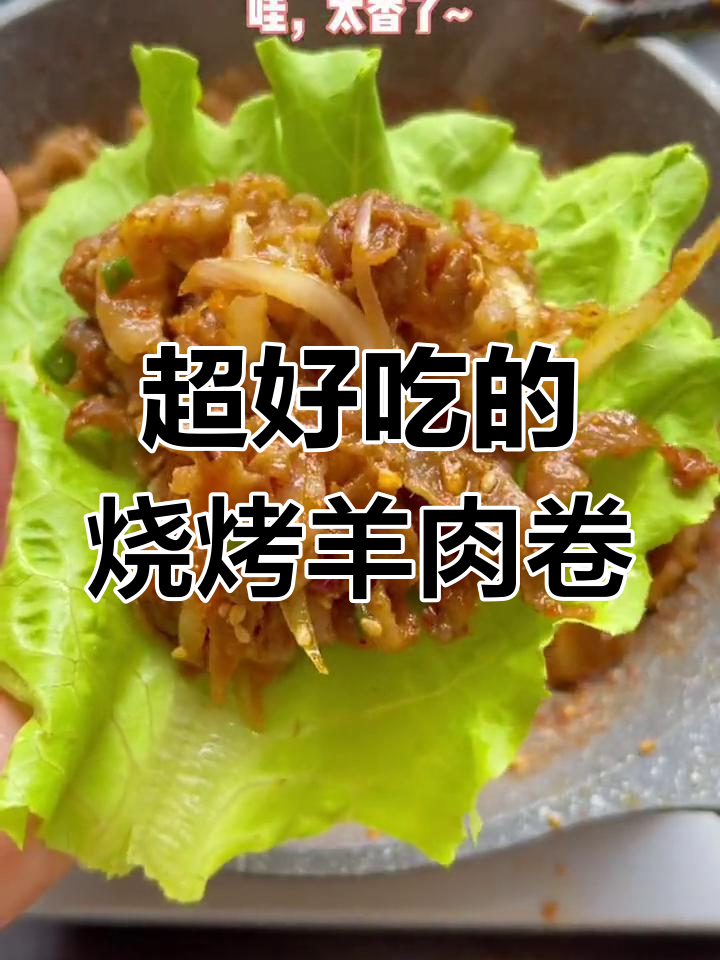 羊肉卷这样做,外焦里嫩超美味