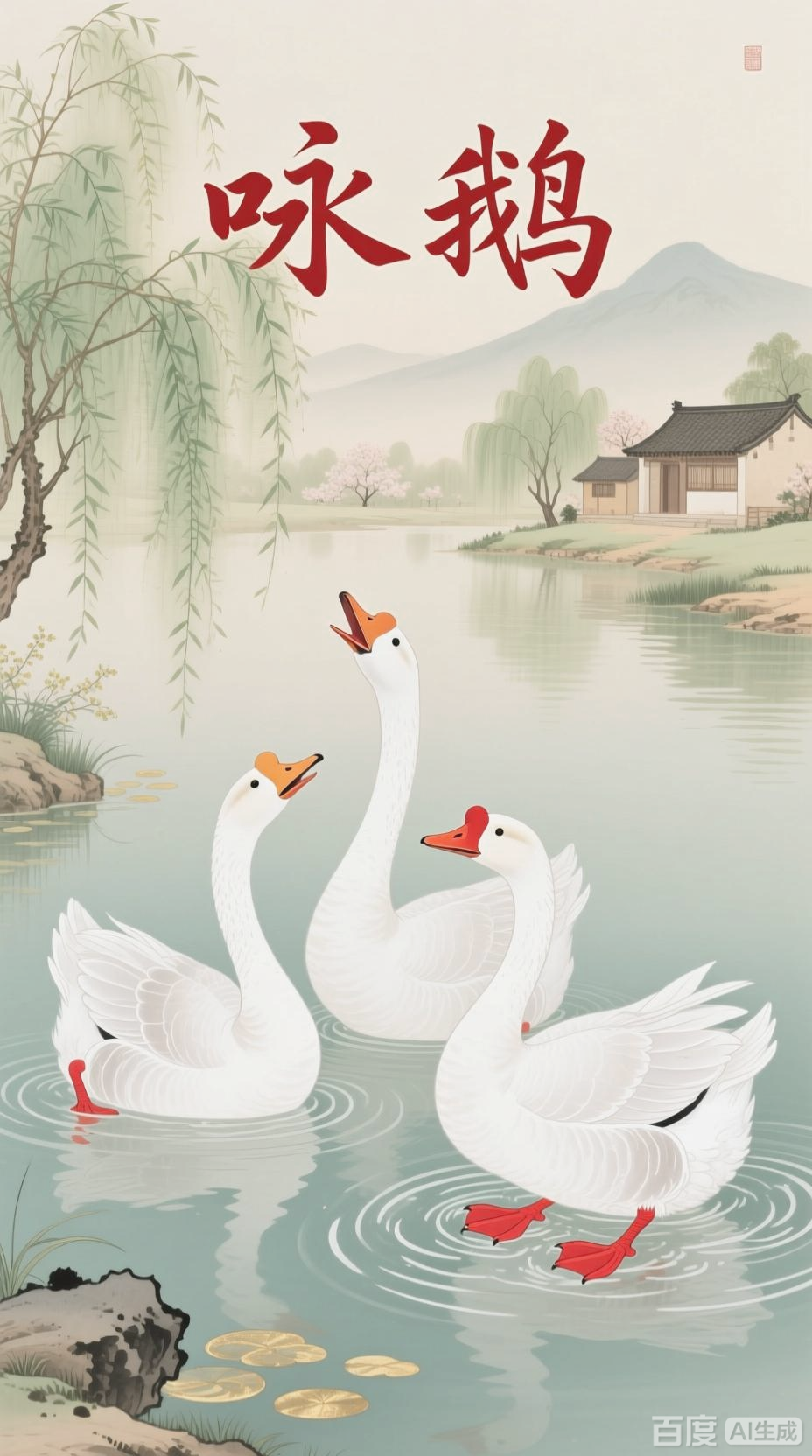 咏鹅动画:童趣解读经典诗篇