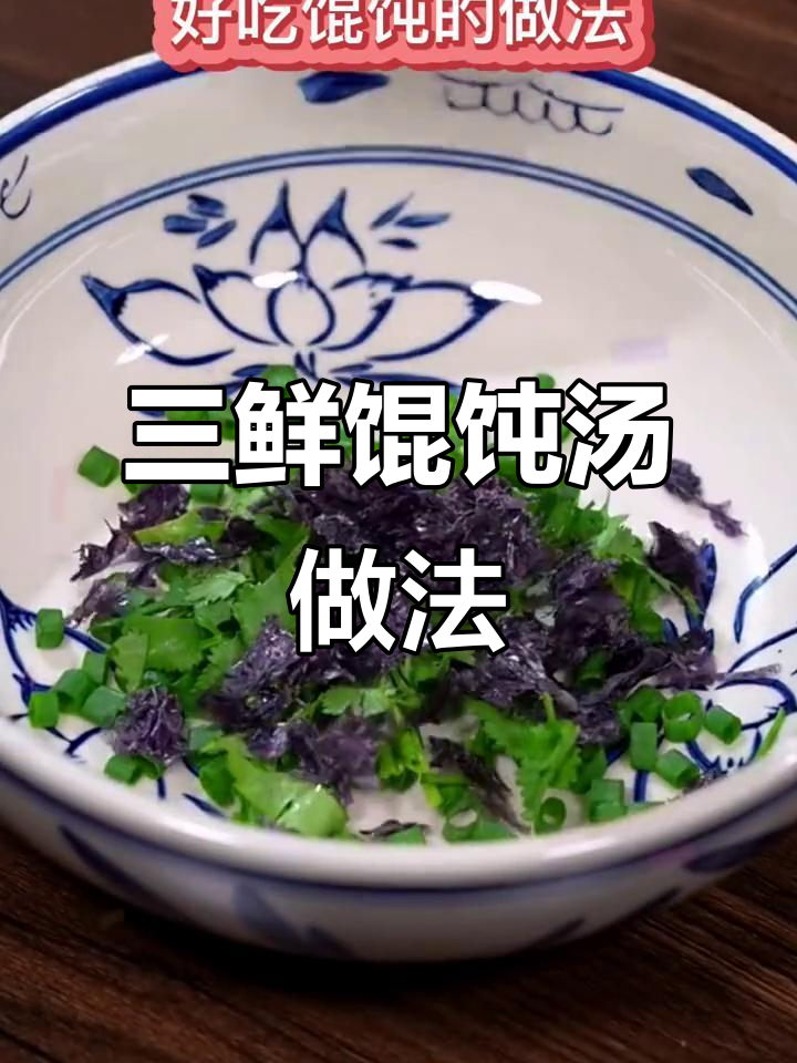 二十年三鲜馄饨汤底秘制配方,大人小孩都爱喝