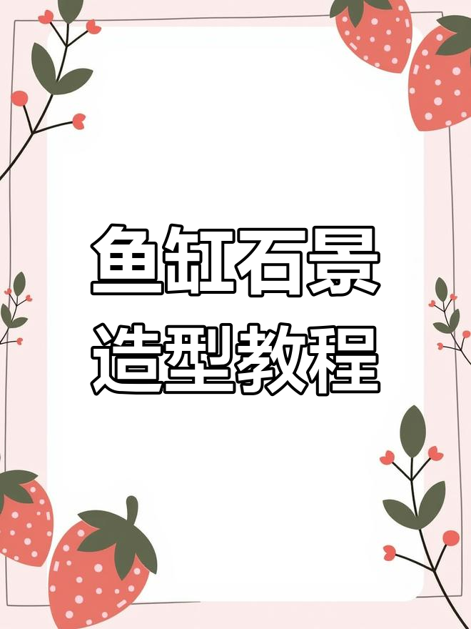 鱼缸造景技巧:如何用石头打造自然景观