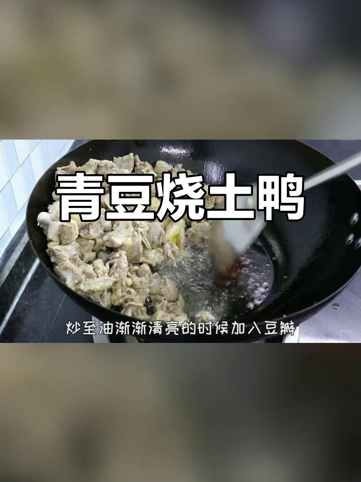 青豆烧土鸭,酸萝卜与香料完美搭配