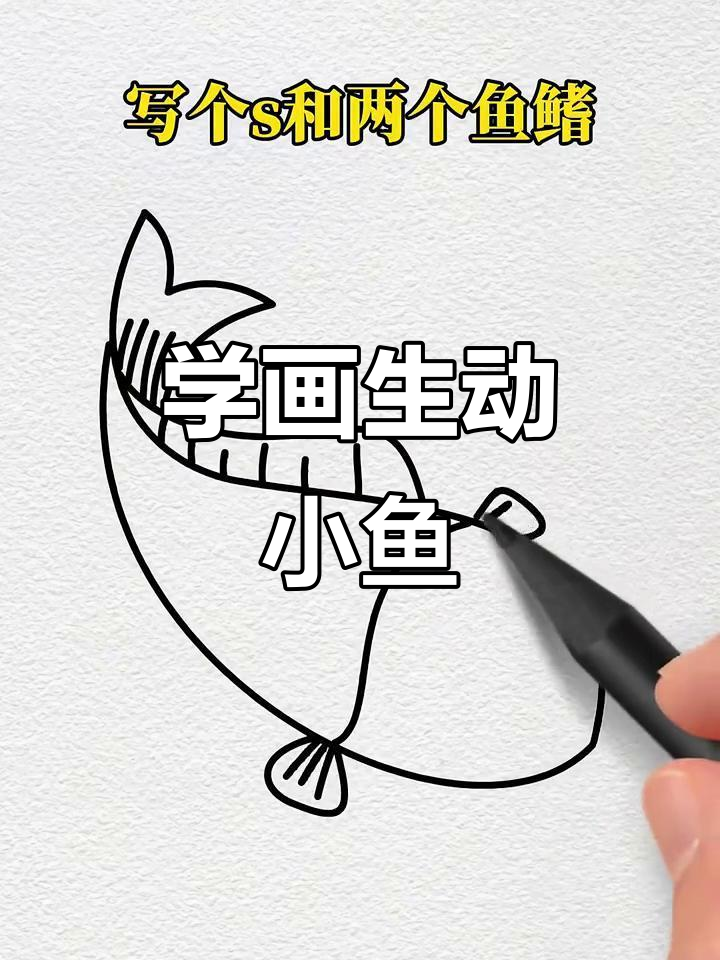 轻松学会画鱼，简单步骤教你画出栩栩如生的鱼儿